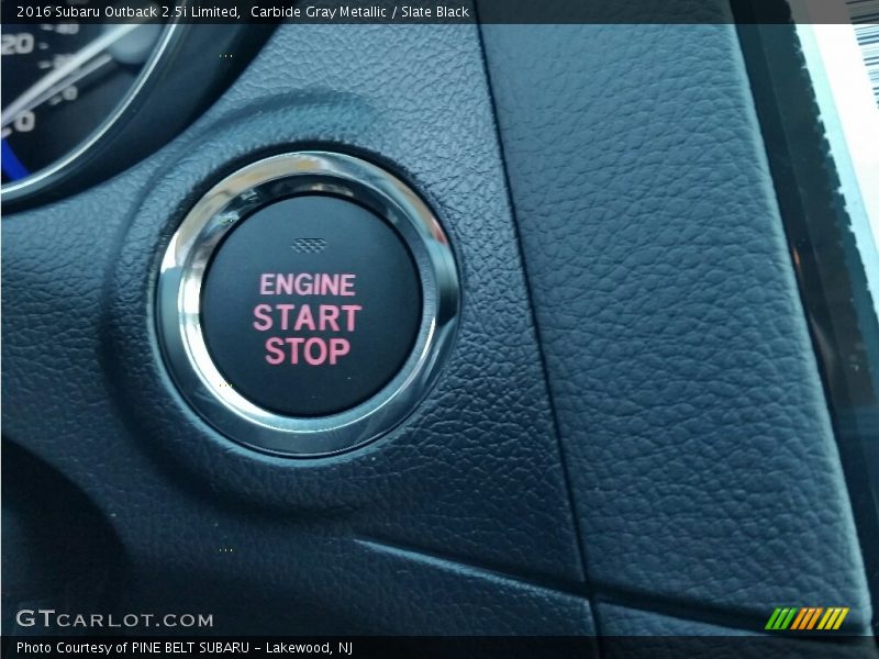 Carbide Gray Metallic / Slate Black 2016 Subaru Outback 2.5i Limited