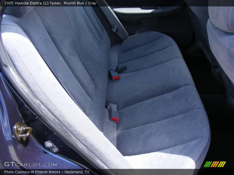 Moonlit Blue / Gray 2005 Hyundai Elantra GLS Sedan