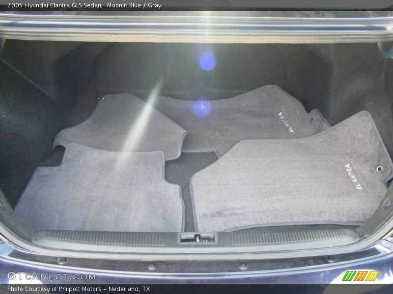 Moonlit Blue / Gray 2005 Hyundai Elantra GLS Sedan