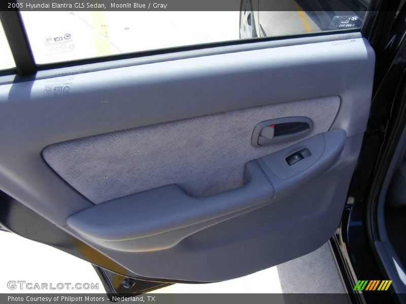 Moonlit Blue / Gray 2005 Hyundai Elantra GLS Sedan