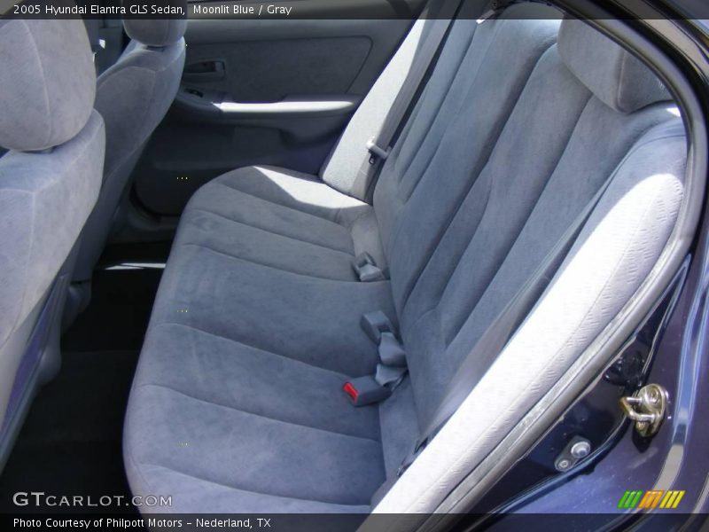 Moonlit Blue / Gray 2005 Hyundai Elantra GLS Sedan