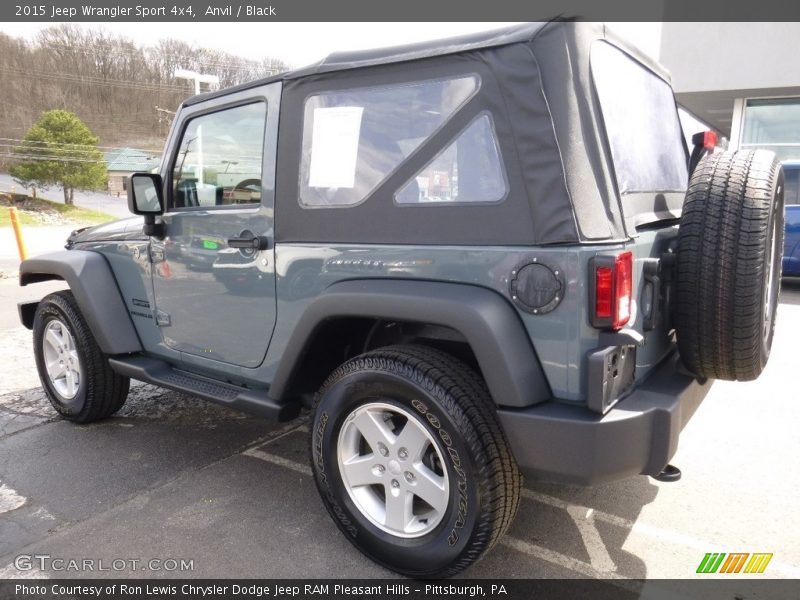 Anvil / Black 2015 Jeep Wrangler Sport 4x4