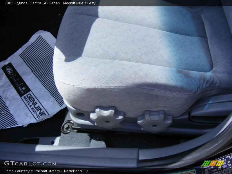 Moonlit Blue / Gray 2005 Hyundai Elantra GLS Sedan