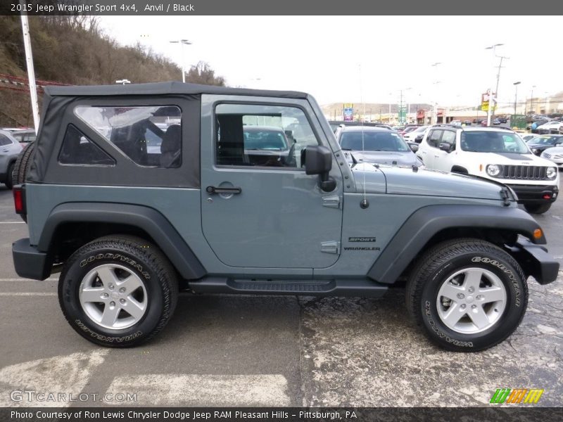 Anvil / Black 2015 Jeep Wrangler Sport 4x4