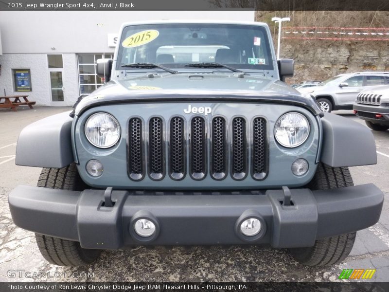 Anvil / Black 2015 Jeep Wrangler Sport 4x4