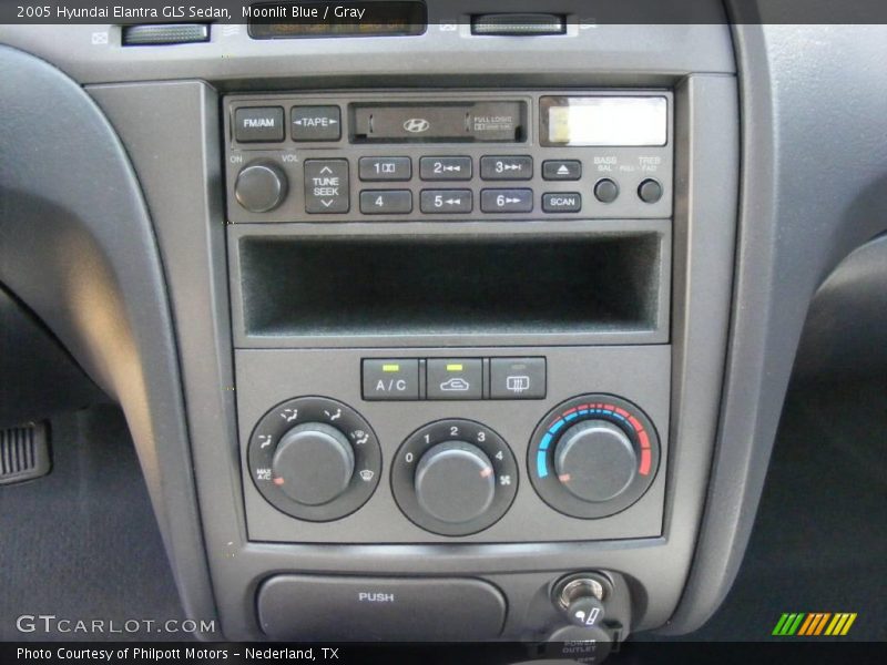 Moonlit Blue / Gray 2005 Hyundai Elantra GLS Sedan