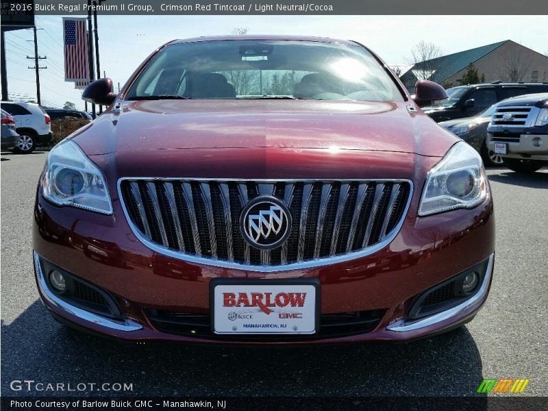 Crimson Red Tintcoat / Light Neutral/Cocoa 2016 Buick Regal Premium II Group