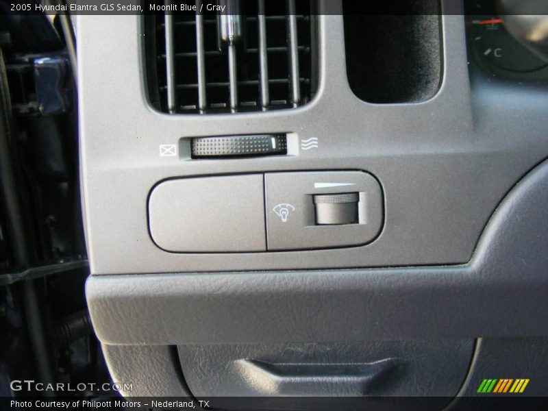 Moonlit Blue / Gray 2005 Hyundai Elantra GLS Sedan