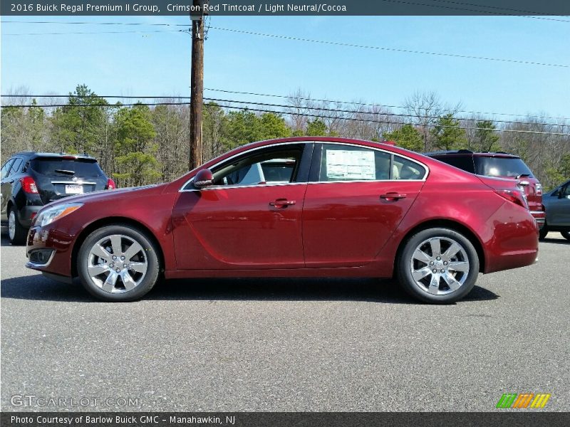 Crimson Red Tintcoat / Light Neutral/Cocoa 2016 Buick Regal Premium II Group