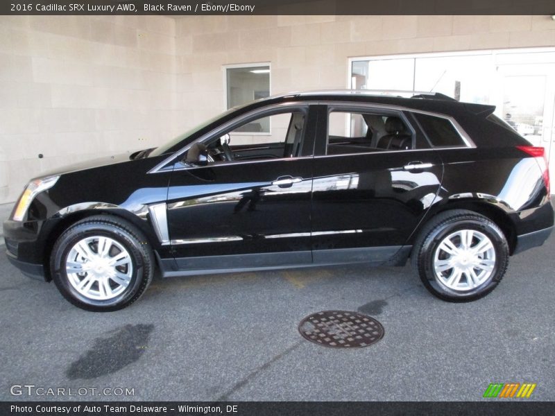 Black Raven / Ebony/Ebony 2016 Cadillac SRX Luxury AWD