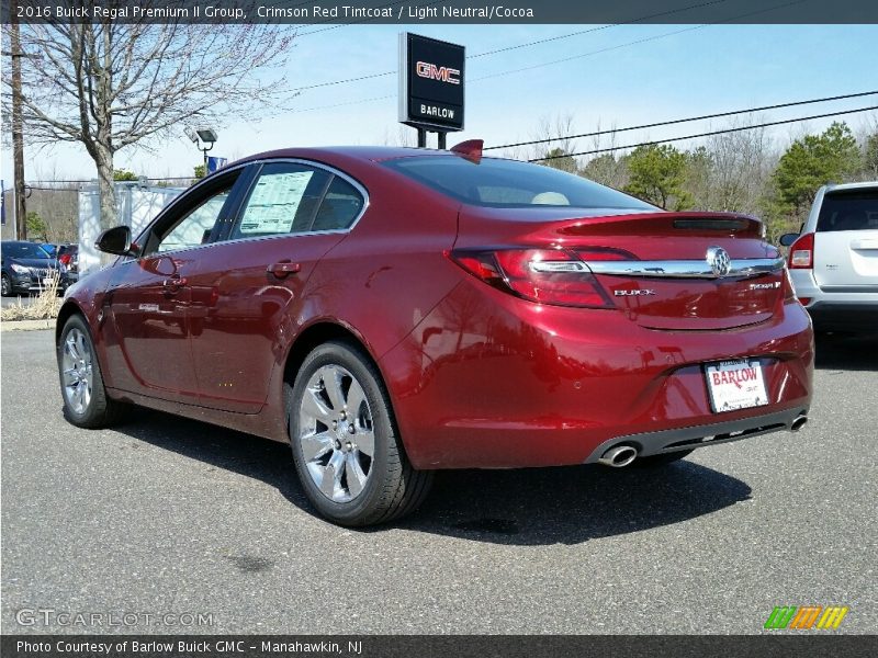 Crimson Red Tintcoat / Light Neutral/Cocoa 2016 Buick Regal Premium II Group