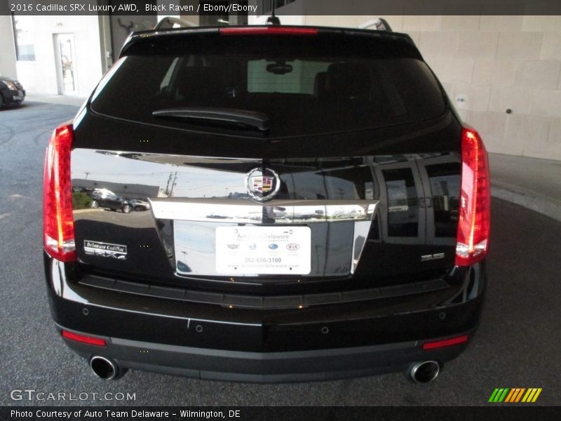 Black Raven / Ebony/Ebony 2016 Cadillac SRX Luxury AWD