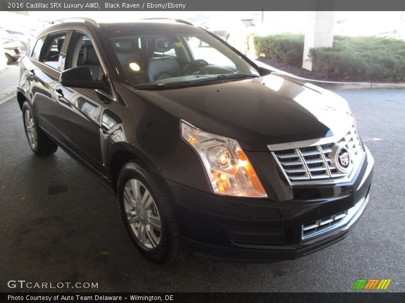 Black Raven / Ebony/Ebony 2016 Cadillac SRX Luxury AWD