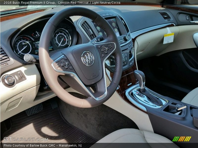 Crimson Red Tintcoat / Light Neutral/Cocoa 2016 Buick Regal Premium II Group