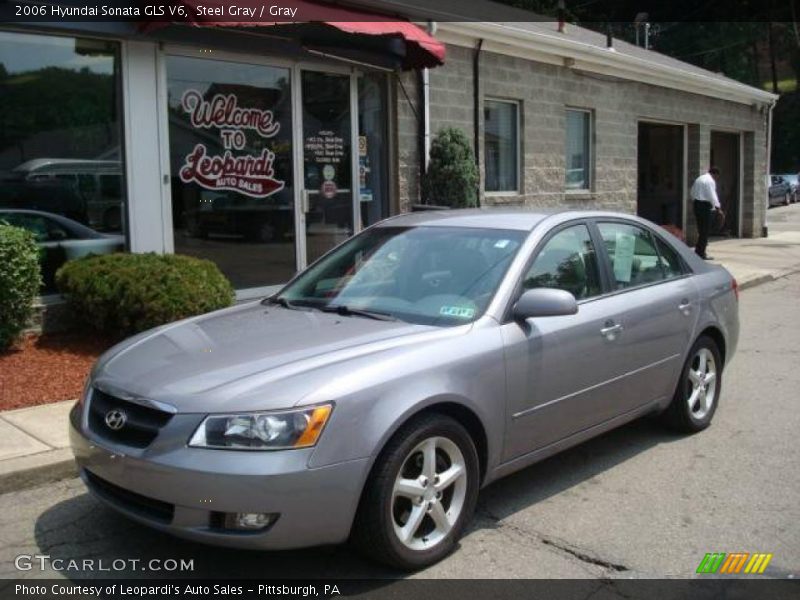Steel Gray / Gray 2006 Hyundai Sonata GLS V6