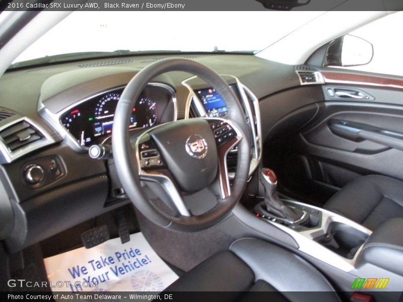 Black Raven / Ebony/Ebony 2016 Cadillac SRX Luxury AWD