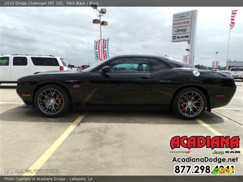 Pitch Black / Black 2016 Dodge Challenger SRT 392