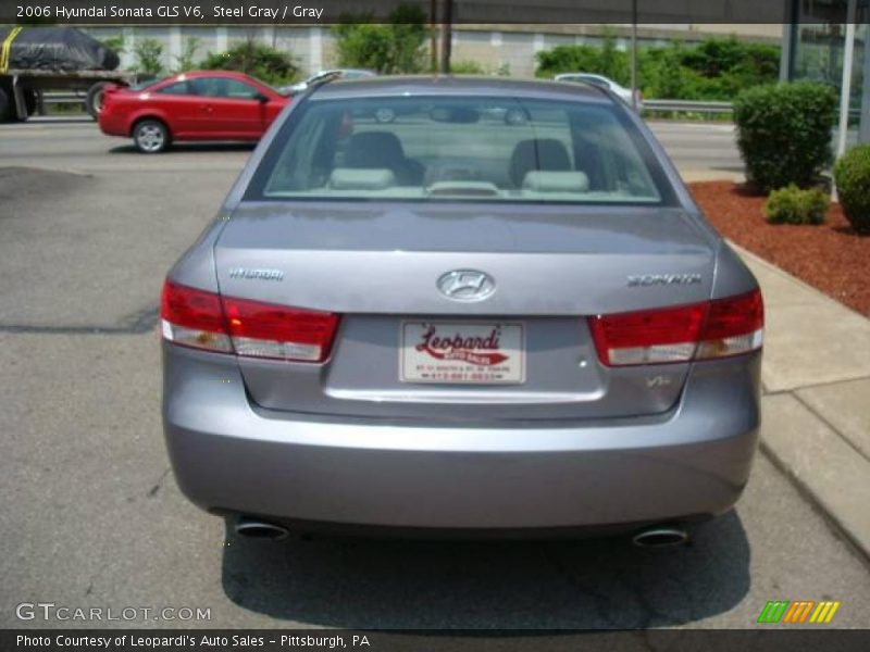 Steel Gray / Gray 2006 Hyundai Sonata GLS V6