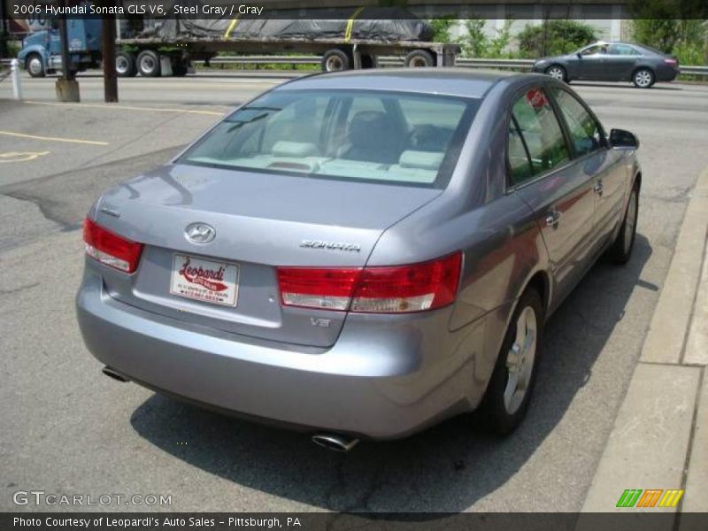 Steel Gray / Gray 2006 Hyundai Sonata GLS V6