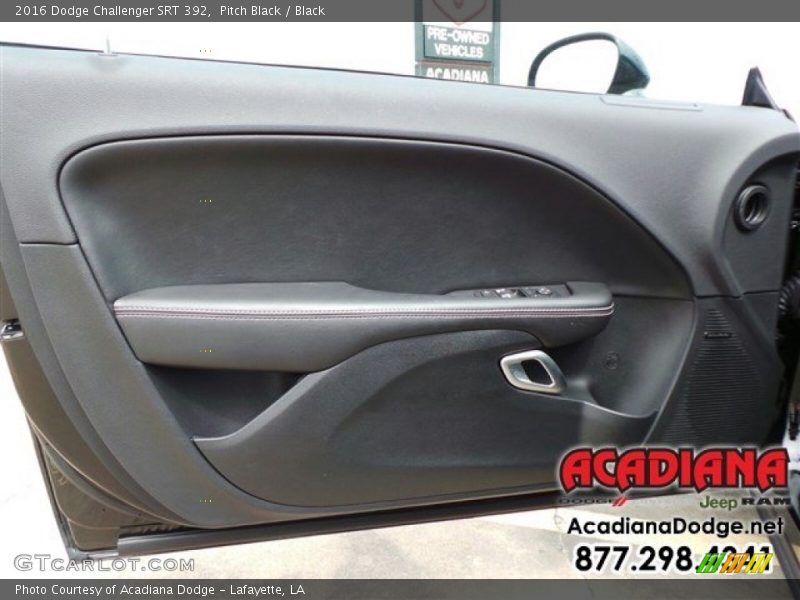 Pitch Black / Black 2016 Dodge Challenger SRT 392