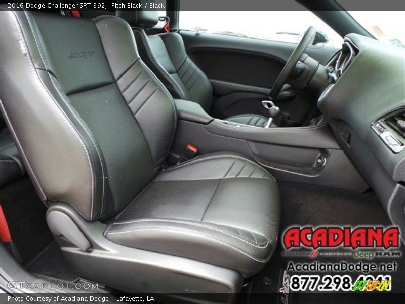 Pitch Black / Black 2016 Dodge Challenger SRT 392