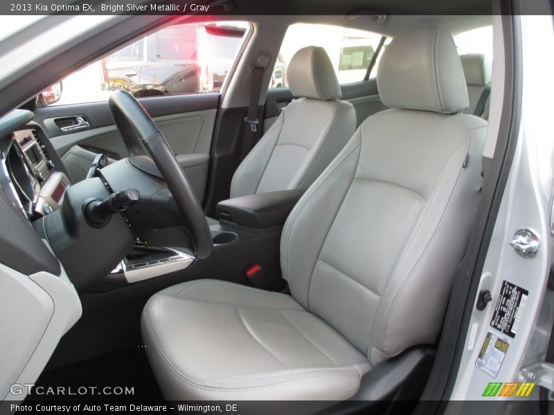 Bright Silver Metallic / Gray 2013 Kia Optima EX