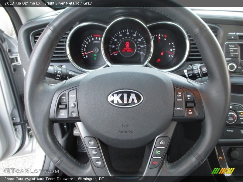 Bright Silver Metallic / Gray 2013 Kia Optima EX