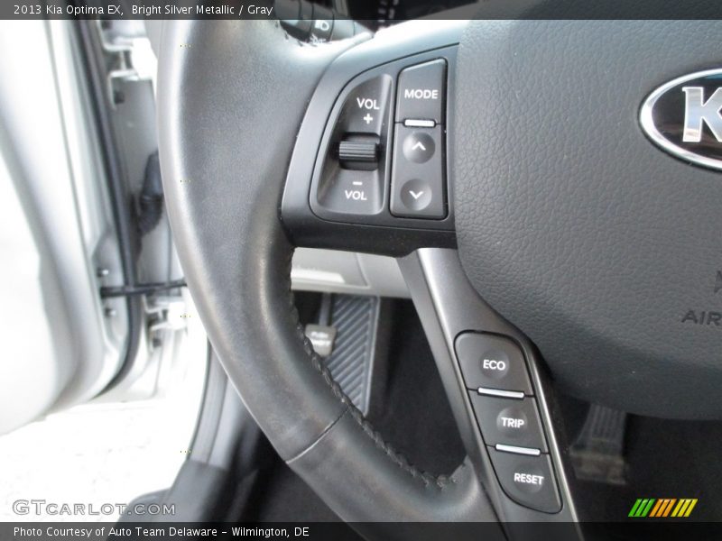 Bright Silver Metallic / Gray 2013 Kia Optima EX