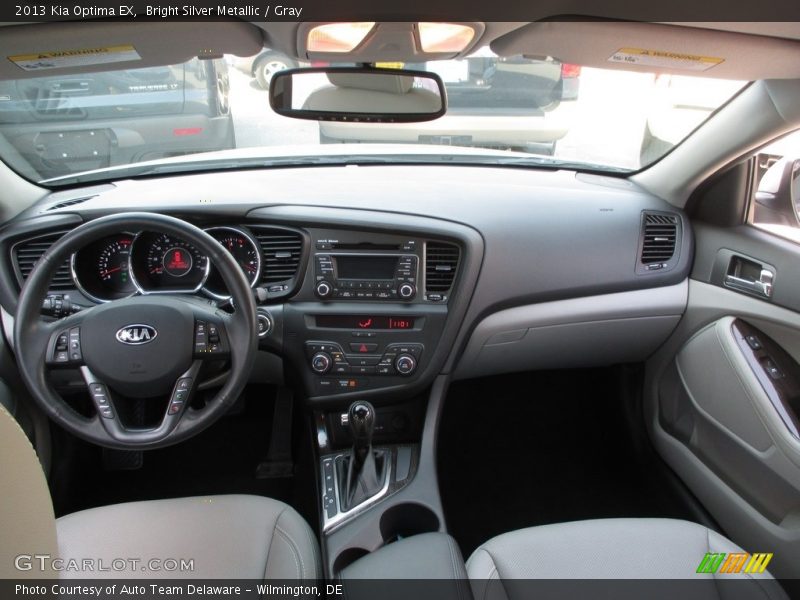 Bright Silver Metallic / Gray 2013 Kia Optima EX