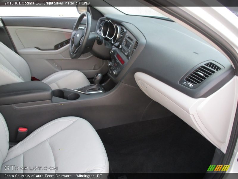 Bright Silver Metallic / Gray 2013 Kia Optima EX