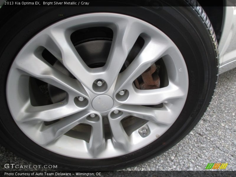 Bright Silver Metallic / Gray 2013 Kia Optima EX