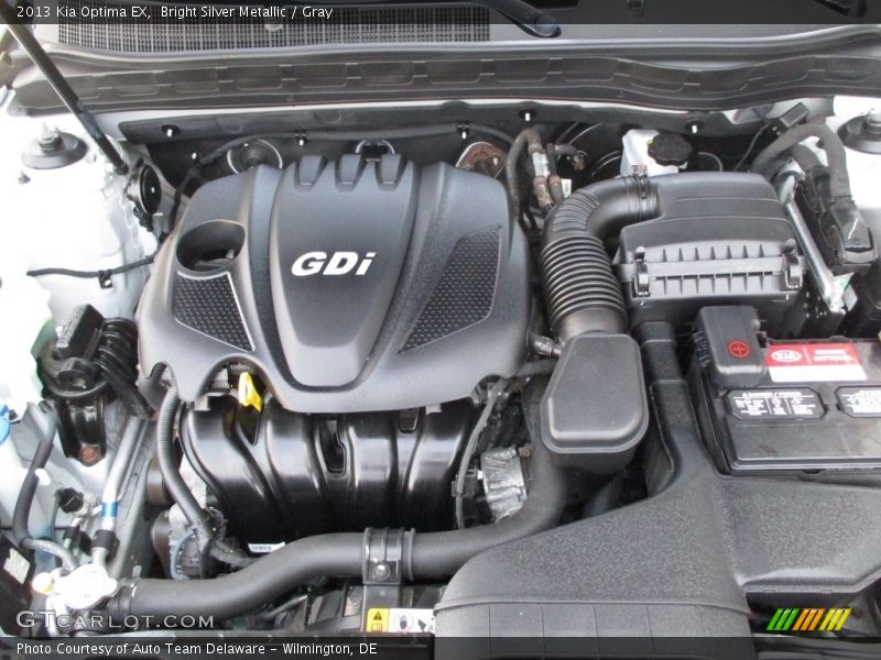 Bright Silver Metallic / Gray 2013 Kia Optima EX