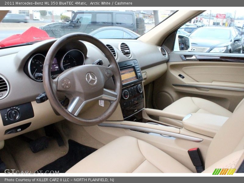 Arctic White / Cashmere 2011 Mercedes-Benz ML 350 BlueTEC 4Matic