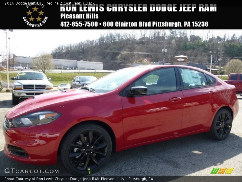 Redline 2 Coat Pearl / Black 2016 Dodge Dart GT