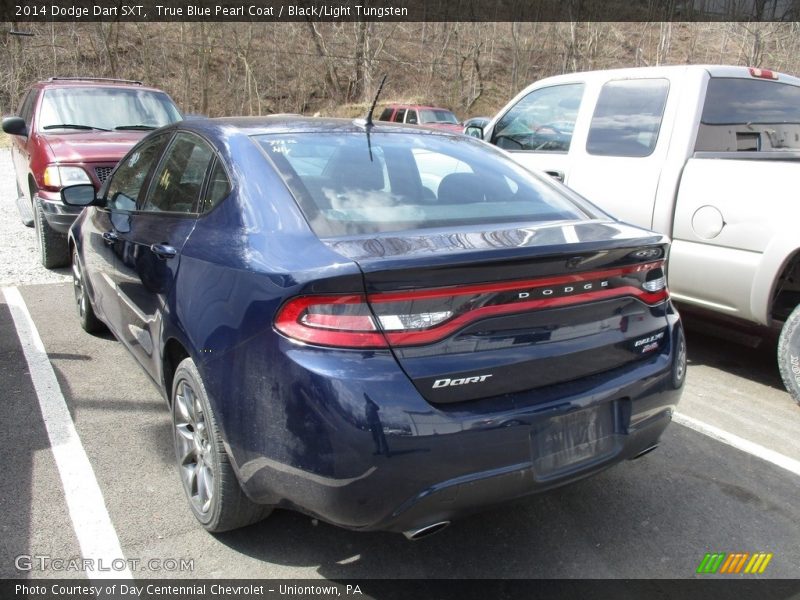 True Blue Pearl Coat / Black/Light Tungsten 2014 Dodge Dart SXT