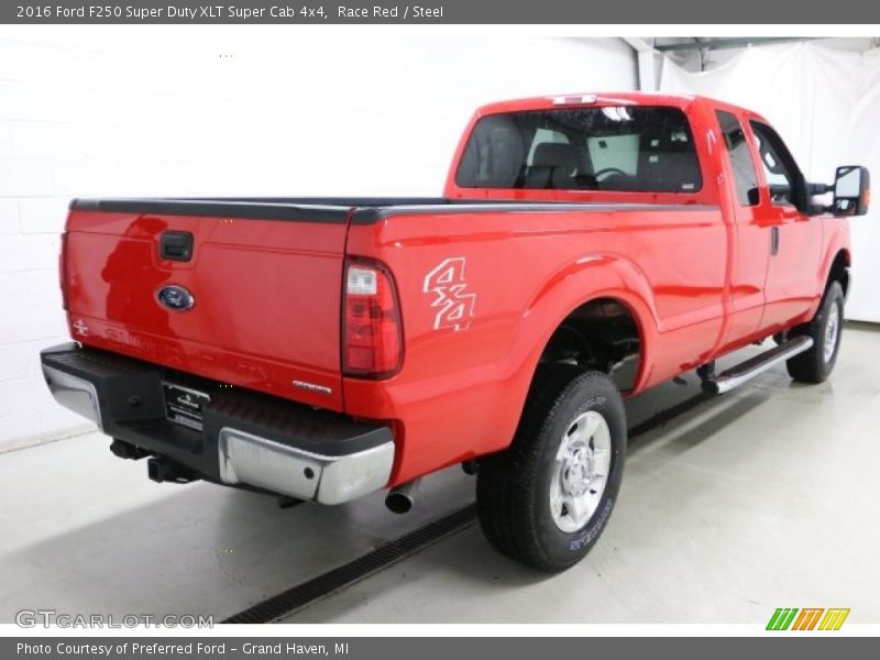 Race Red / Steel 2016 Ford F250 Super Duty XLT Super Cab 4x4