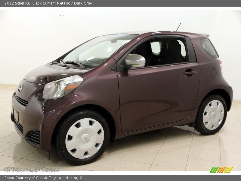 Black Currant Metallic / Dark Gray 2012 Scion iQ