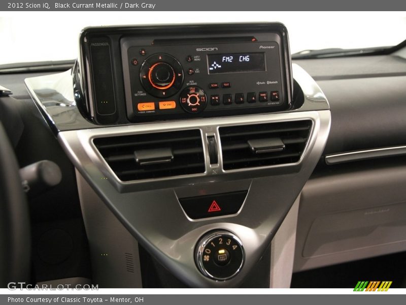 Black Currant Metallic / Dark Gray 2012 Scion iQ