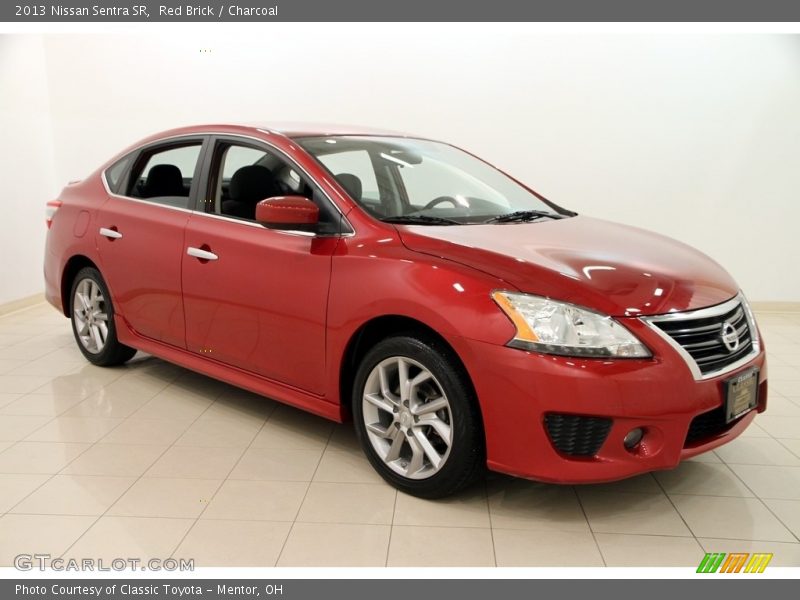 Red Brick / Charcoal 2013 Nissan Sentra SR