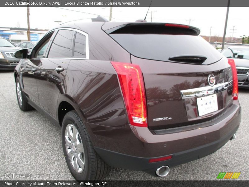 Cocoa Bronze Metallic / Shale/Brownstone 2016 Cadillac SRX Luxury AWD