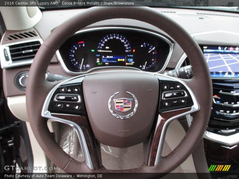 Cocoa Bronze Metallic / Shale/Brownstone 2016 Cadillac SRX Luxury AWD