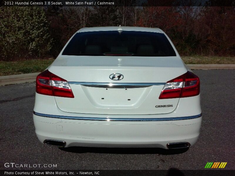 White Satin Pearl / Cashmere 2012 Hyundai Genesis 3.8 Sedan