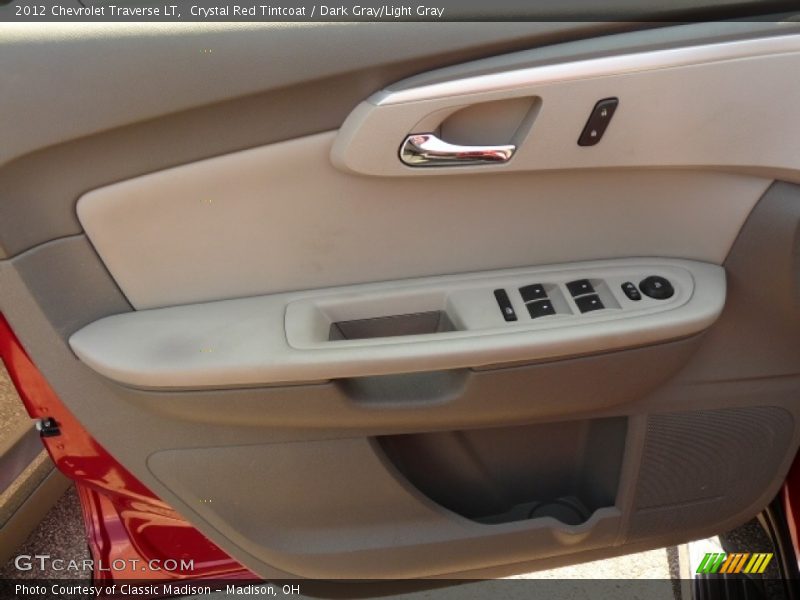 Crystal Red Tintcoat / Dark Gray/Light Gray 2012 Chevrolet Traverse LT