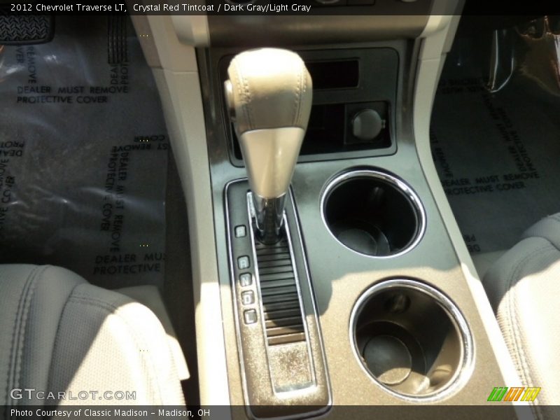 Crystal Red Tintcoat / Dark Gray/Light Gray 2012 Chevrolet Traverse LT