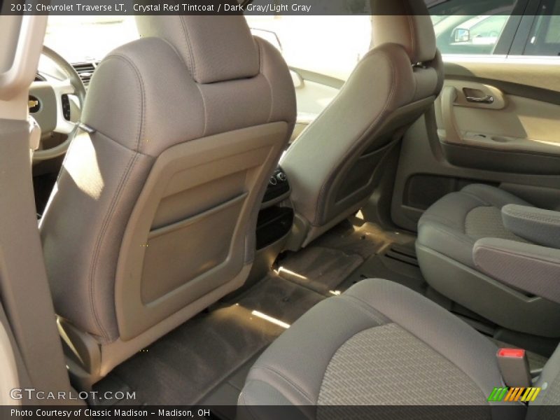 Crystal Red Tintcoat / Dark Gray/Light Gray 2012 Chevrolet Traverse LT