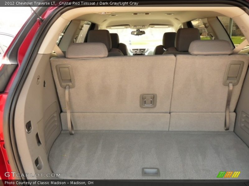 Crystal Red Tintcoat / Dark Gray/Light Gray 2012 Chevrolet Traverse LT