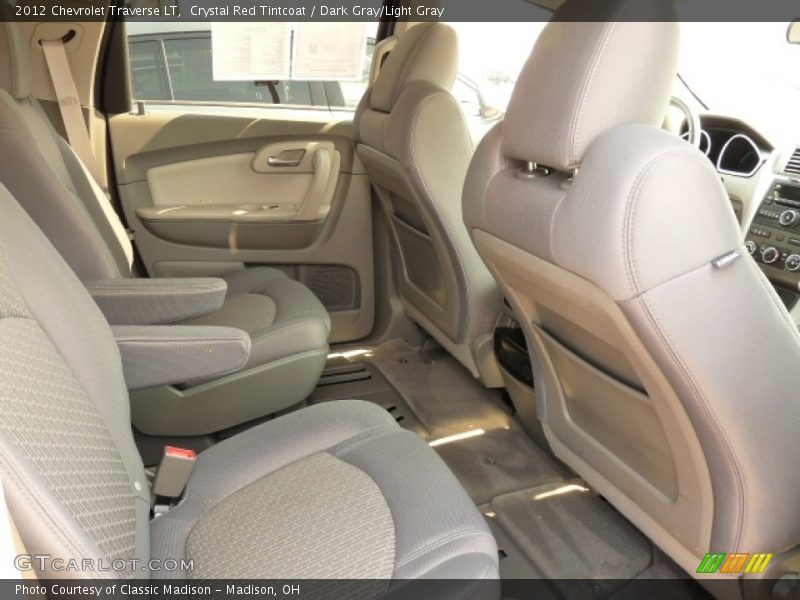 Crystal Red Tintcoat / Dark Gray/Light Gray 2012 Chevrolet Traverse LT