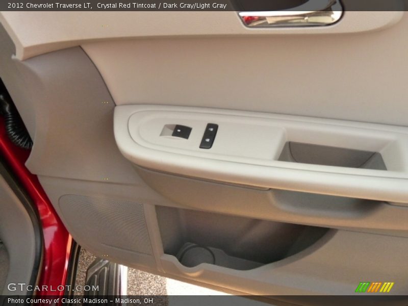 Crystal Red Tintcoat / Dark Gray/Light Gray 2012 Chevrolet Traverse LT