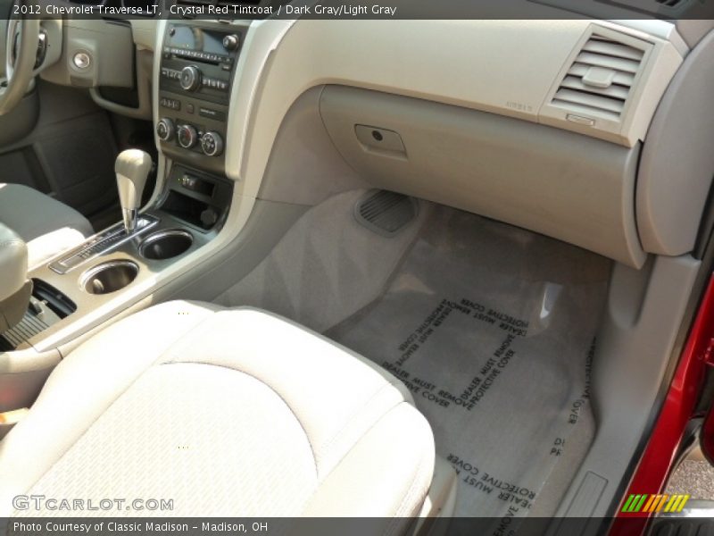Crystal Red Tintcoat / Dark Gray/Light Gray 2012 Chevrolet Traverse LT