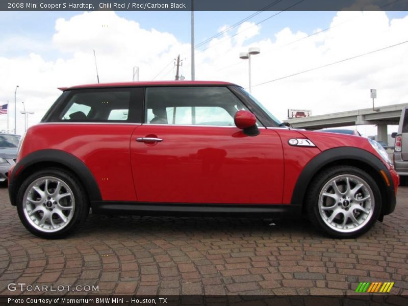 Chili Red / Red/Carbon Black 2008 Mini Cooper S Hardtop
